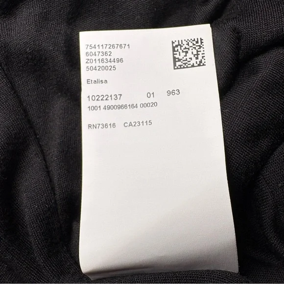 Hugo Boss Green and Black Abstract Long Sleeve Dress Size Medium - Picture 16 of 16